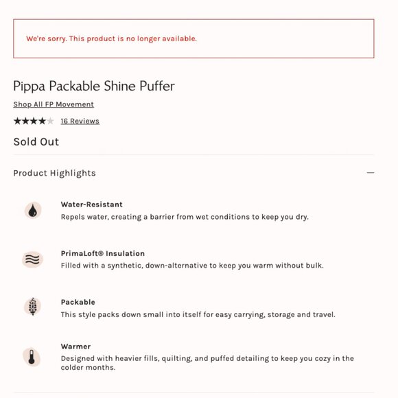 Free People Pippa Packable Puffer Jacket - Picture 5 of 8